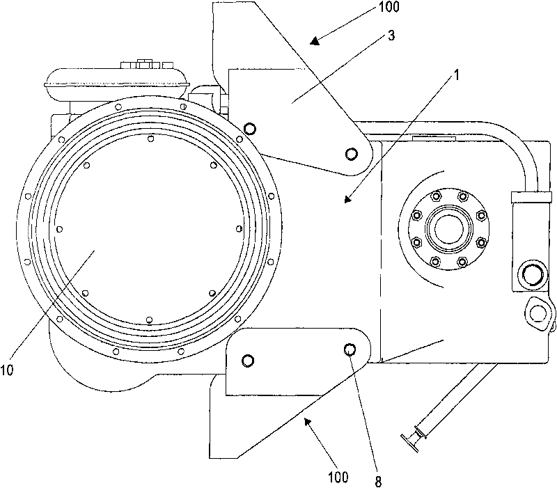 Bracket, a machine using the bracket and the fixing method thereof