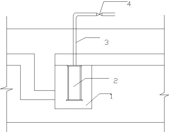 A device to prevent basement floor from uplift and water seepage