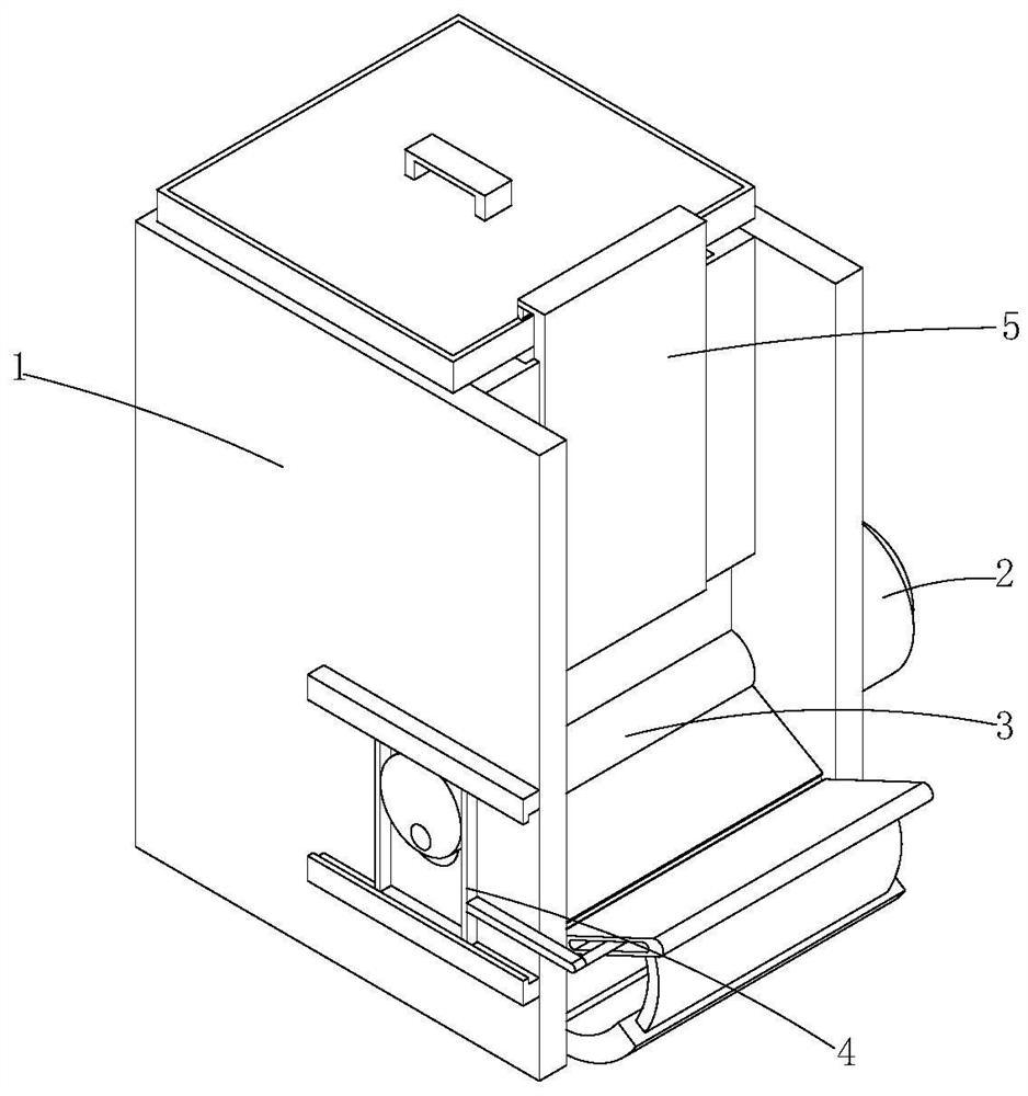 Food putting device for garden fishpond