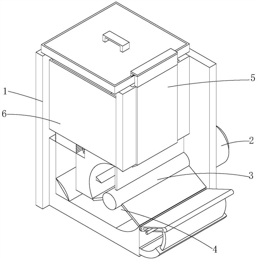 Food putting device for garden fishpond