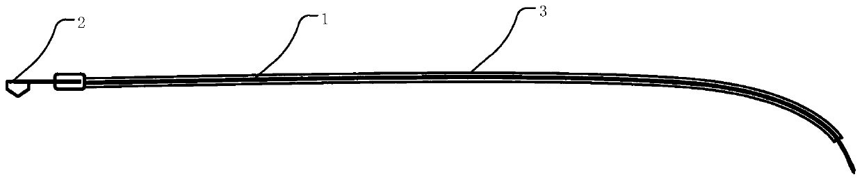 Puncture needle system and method for transcatheter ventricular septal puncture