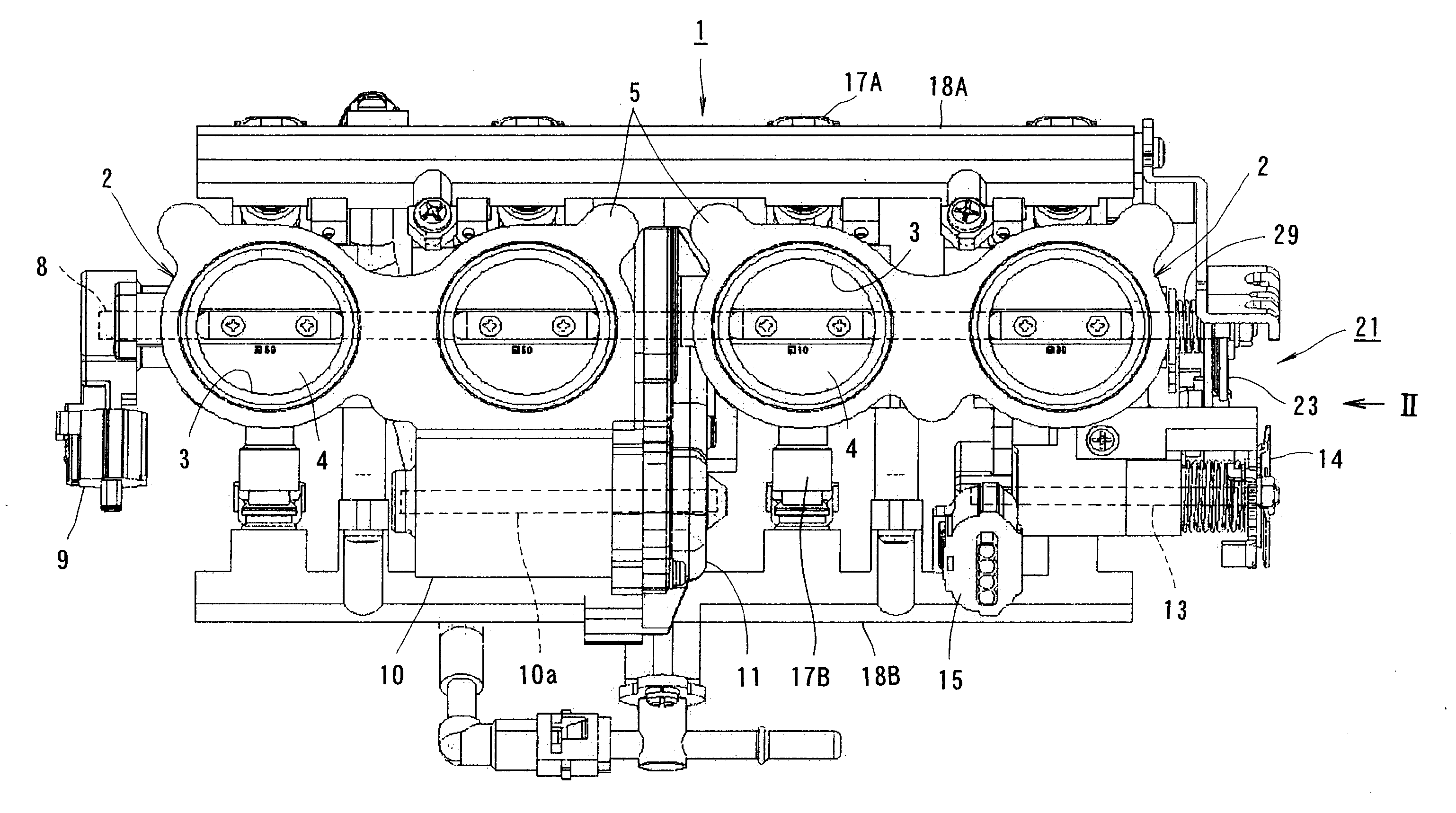 Electronically Controlled Throttle Valve Unit