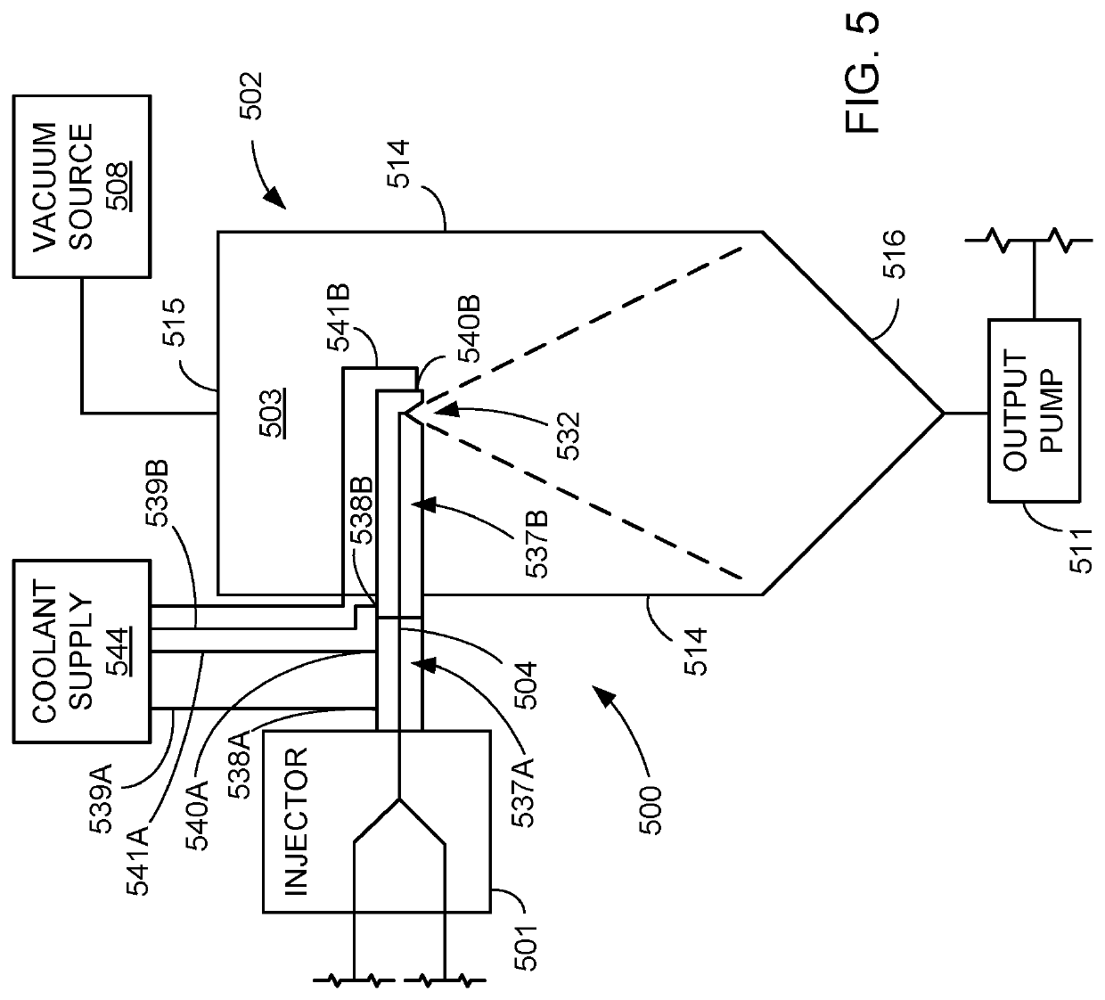 Systems and methods for receiving the output of a direct steam injector