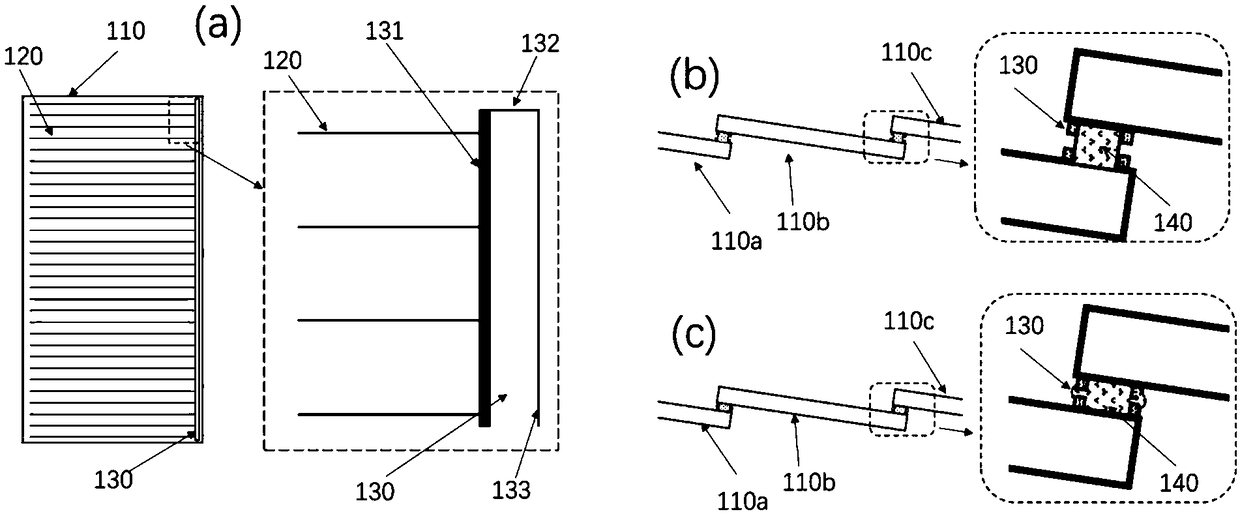 Interconnected grid line and manufacturing method, applicable solar cell and interconnect mode