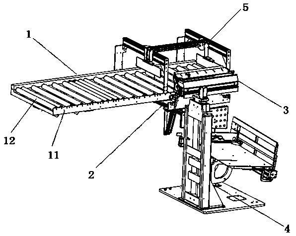 A bagged diaper flipping system