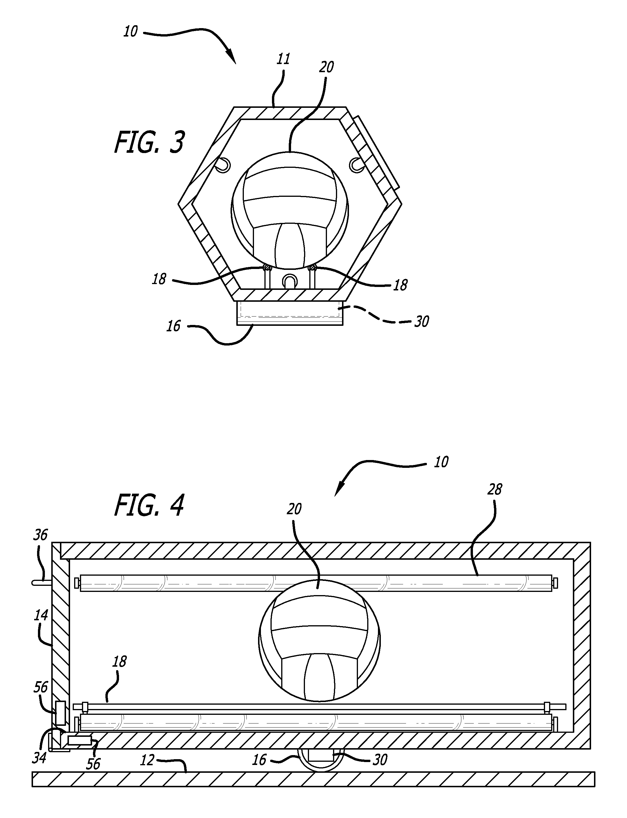 Sports ball sterilizer