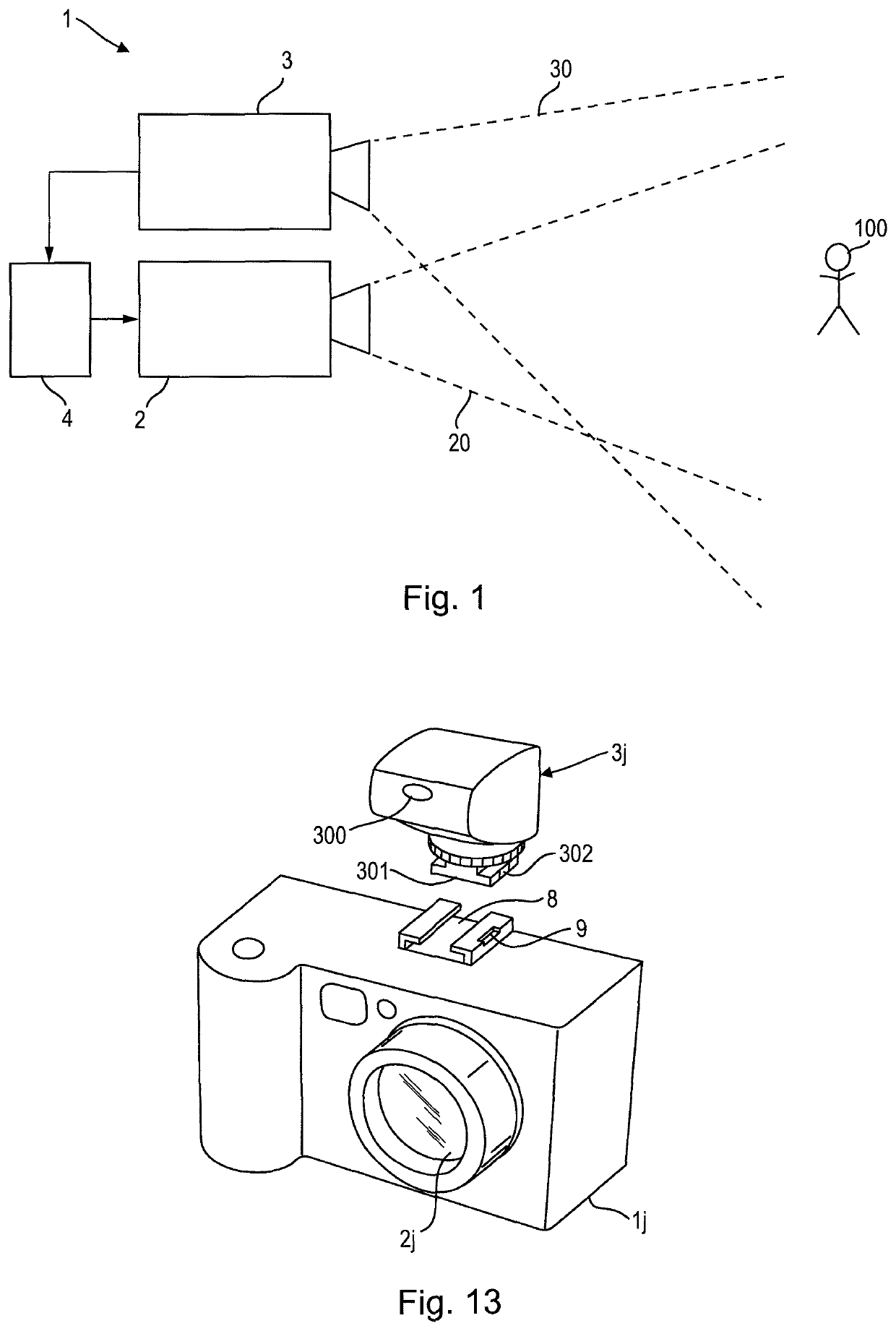 Camera with radar system