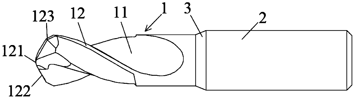 Drill bit for high-TG plate targeting hole machining