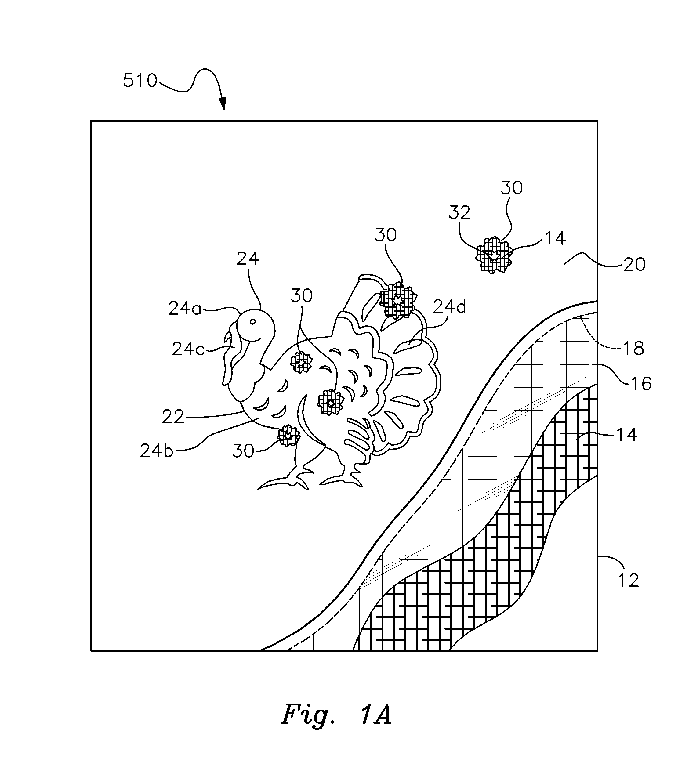 Impact marking target blank and method for manufacturing, marketing and using same