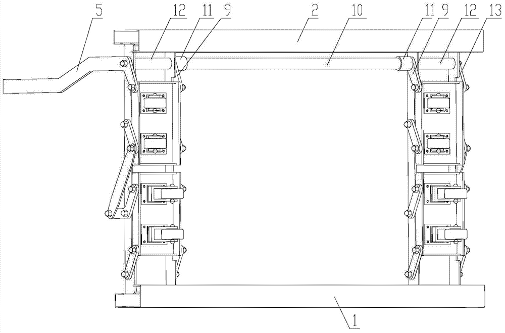 Hand-cranked command workbench lifting device