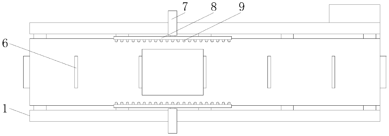 Plate polishing device for building decoration engineering