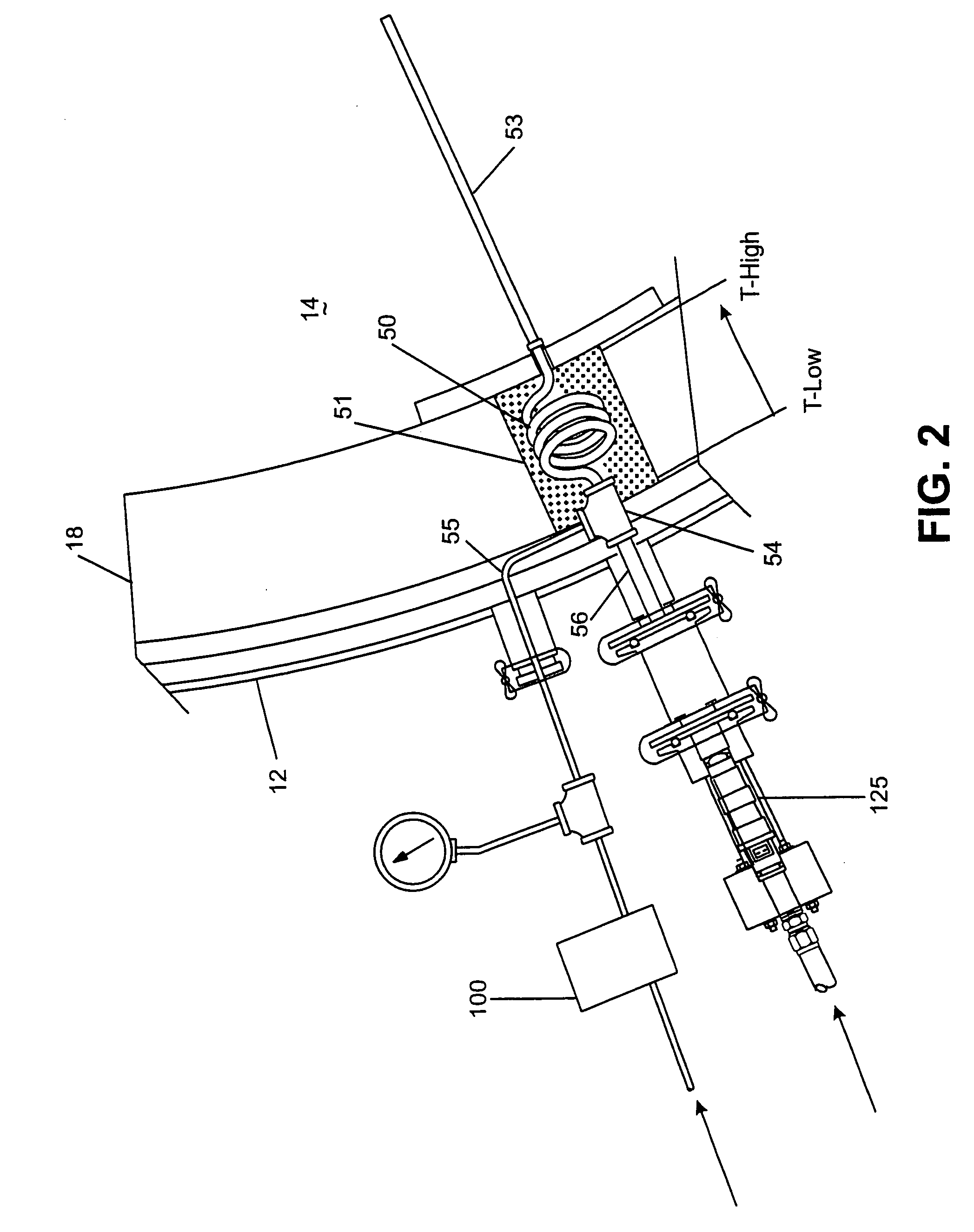 Furnace for vacuum carburizing with unsaturated aromatic hydrocarbons