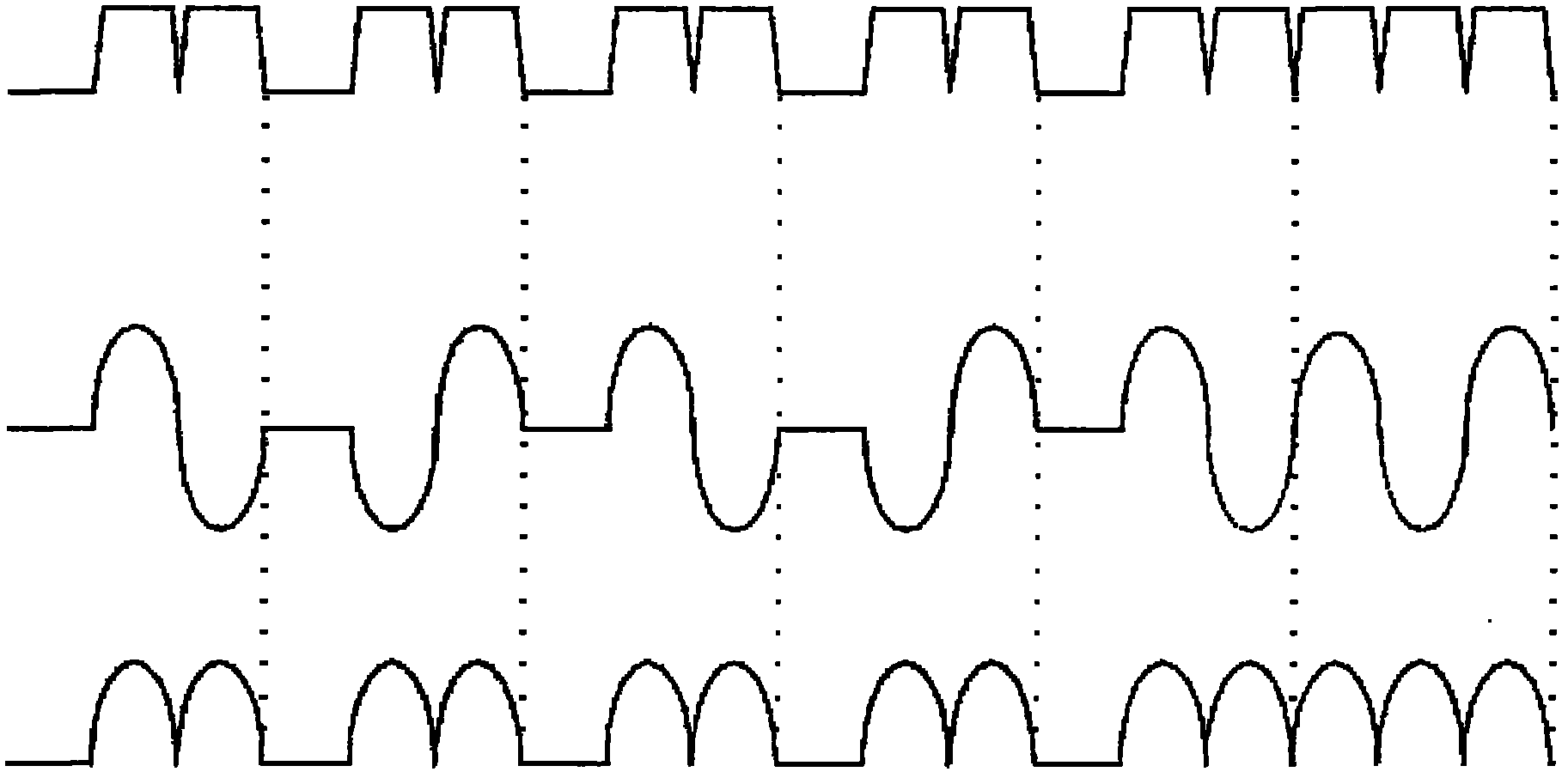 Digital dimming control method and system for two-wire fluorescent lamps