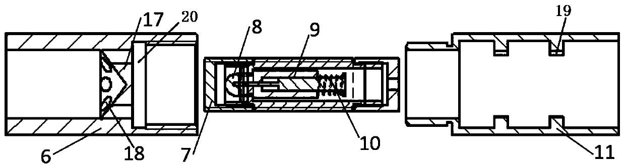 Coal mine underground acoustic wave transmission device and method