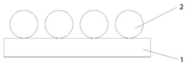 Medical glass bottle with low liquid medicine residue and preparation method thereof