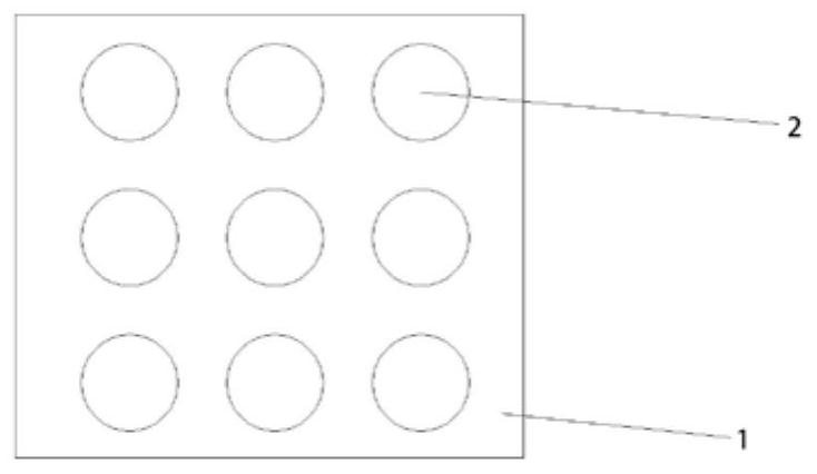 Medical glass bottle with low liquid medicine residue and preparation method thereof