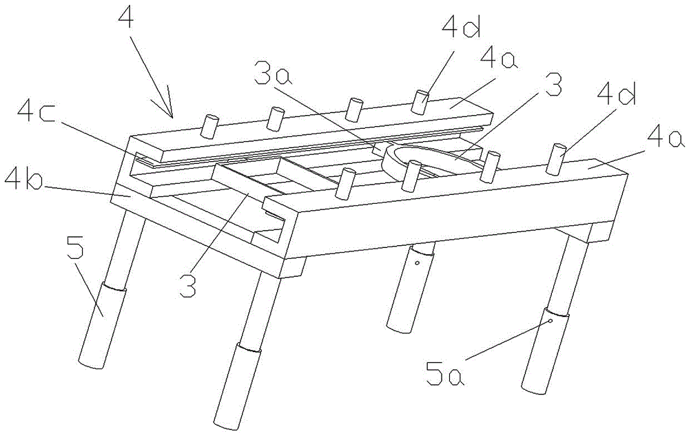 Chip welding pressure block assembly