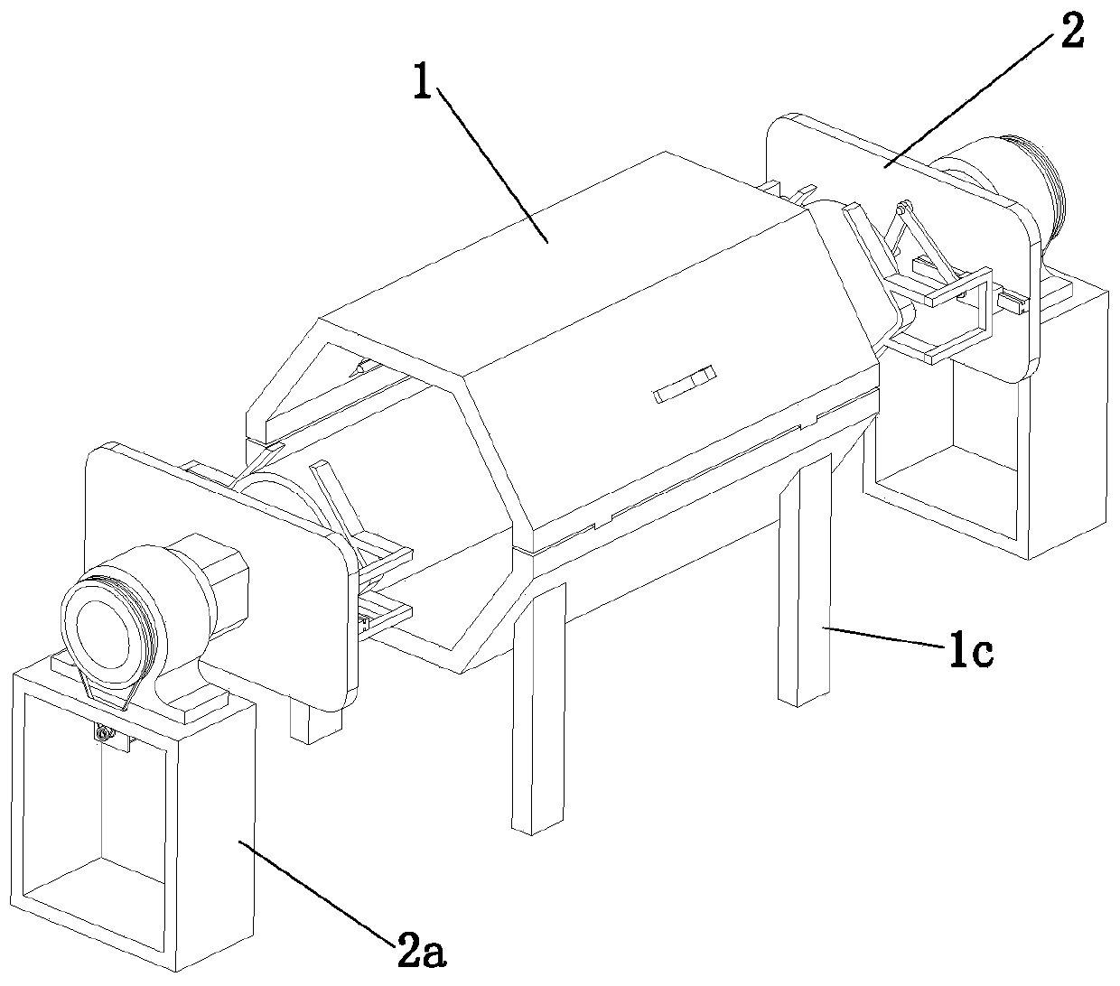 Steel-plastic composite pipe heating device