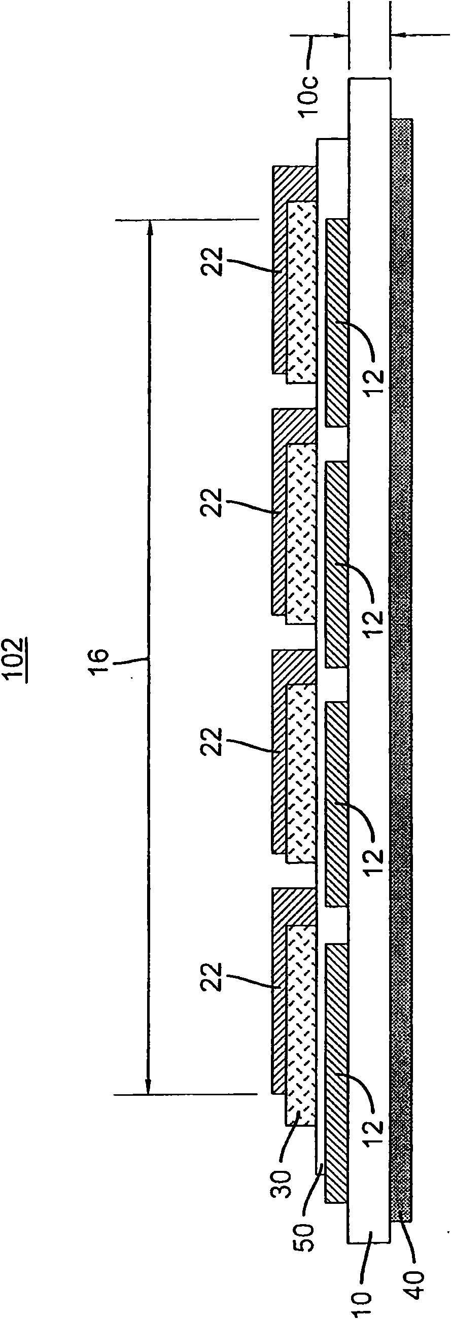 Electroluminescent device having improved light output