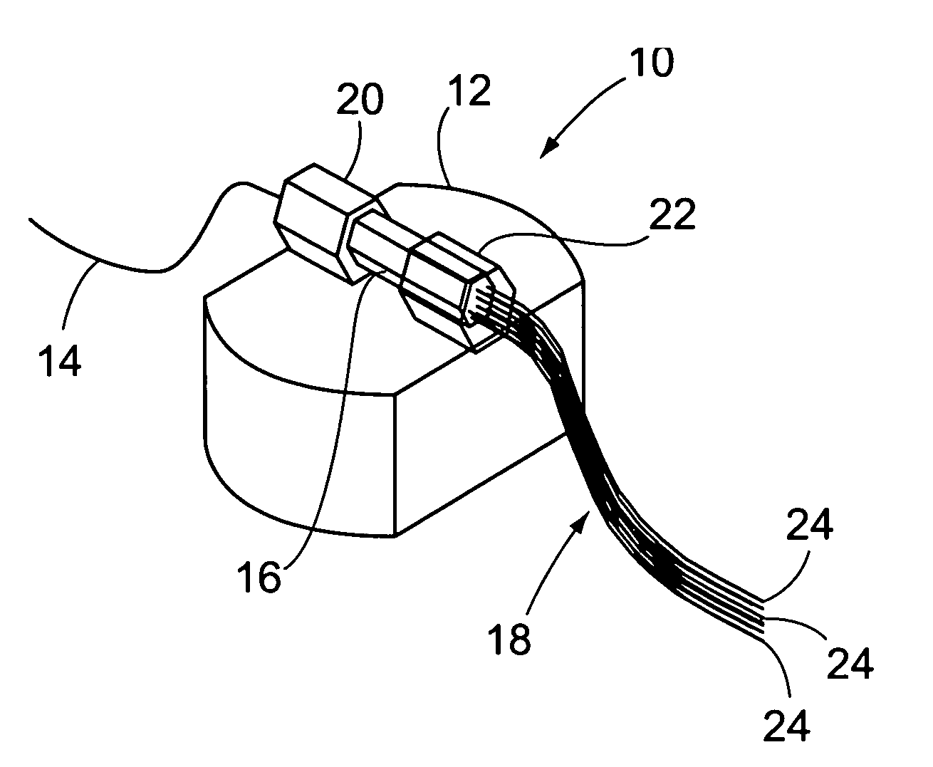 High efficiency multi-spectral optical splitter