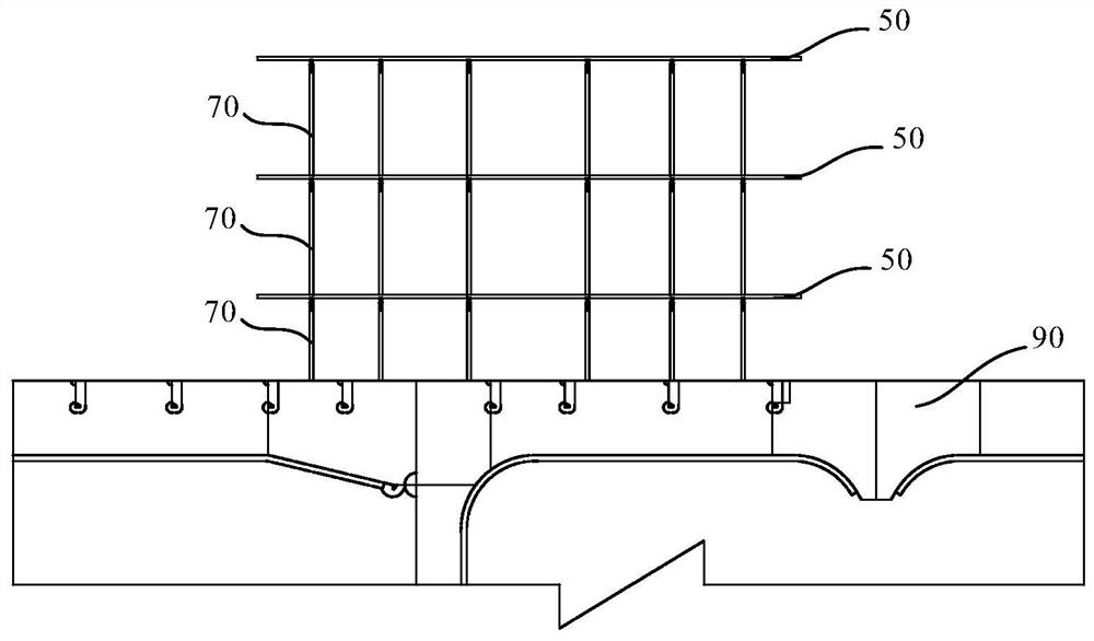 Installation method of high pressure air bottle assembly for drilling ship