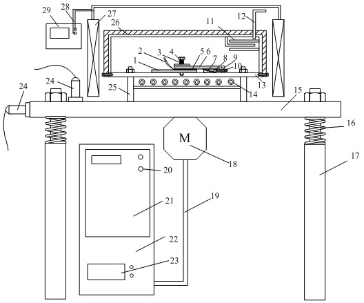 A semi-solid vibration assisted brazing equipment