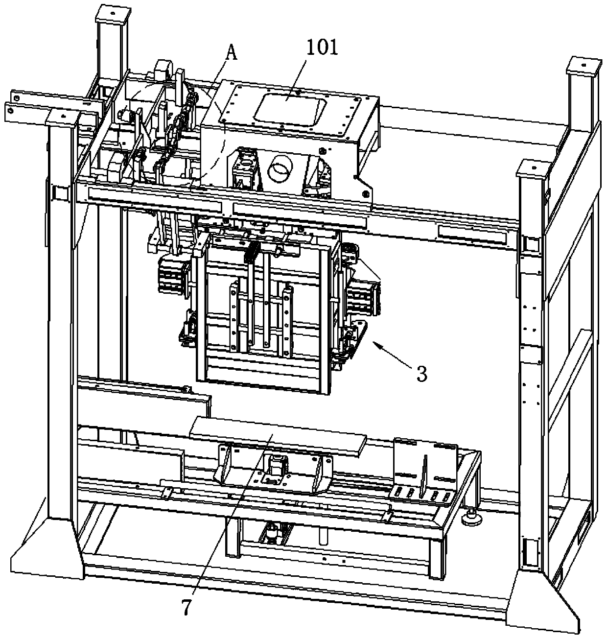 Packaging equipment for cable sheath material