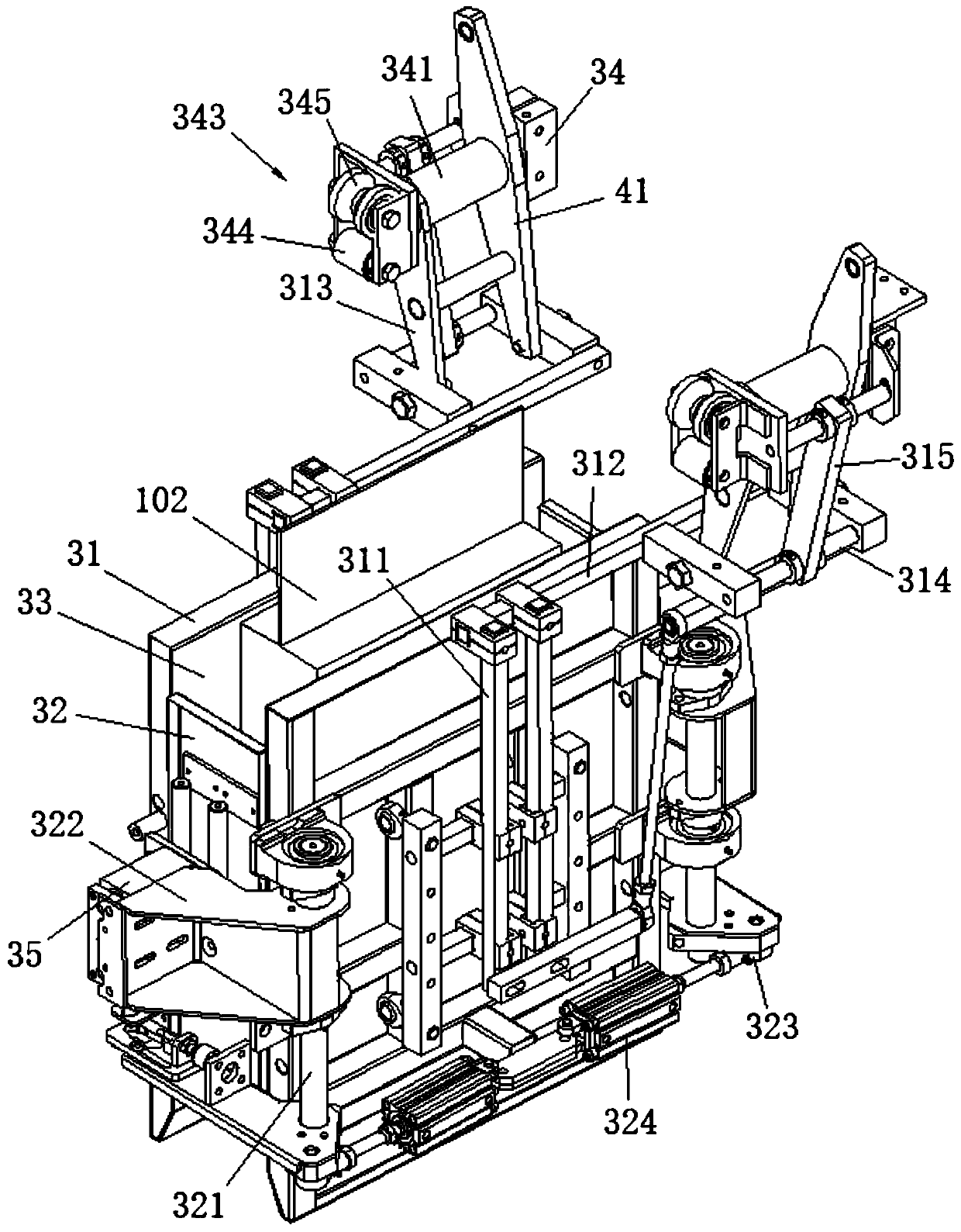 Packaging equipment for cable sheath material