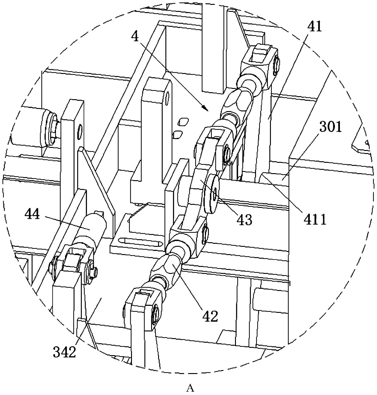 Packaging equipment for cable sheath material