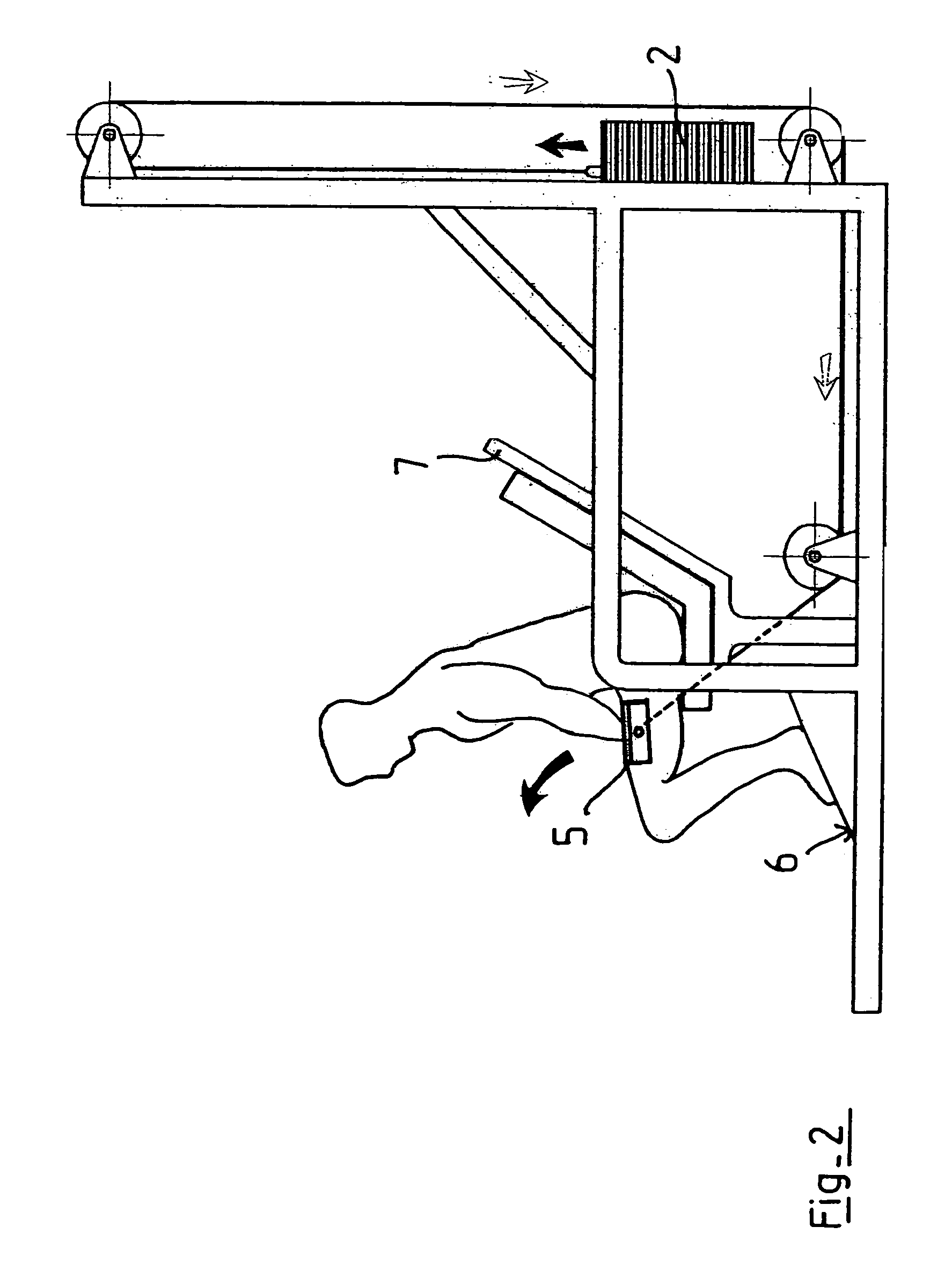 Device for person's muscular exercise