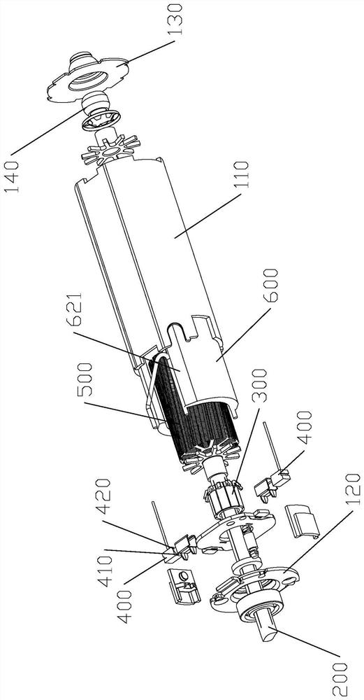 Low-noise permanent magnet direct current motor