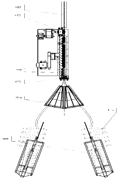 Alignment production line capable of simultaneously straightening multiple steel bars once