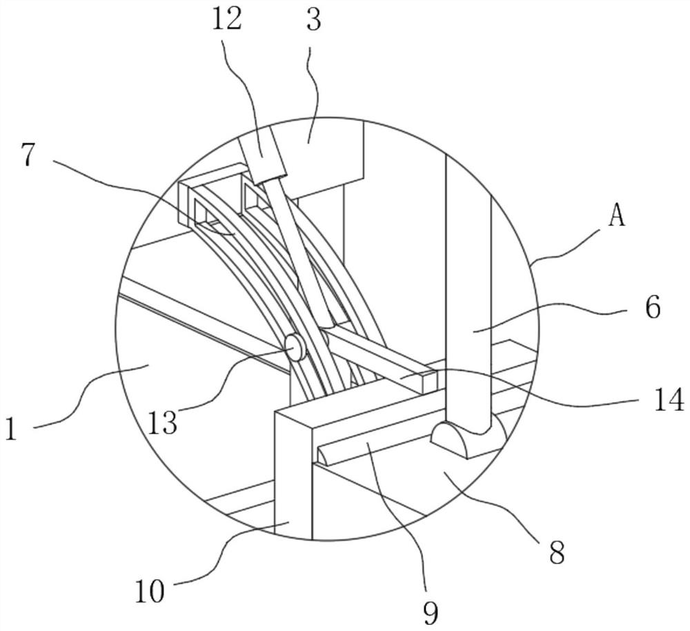 Efficient desilting device with good cleaning effect for hydraulic engineering