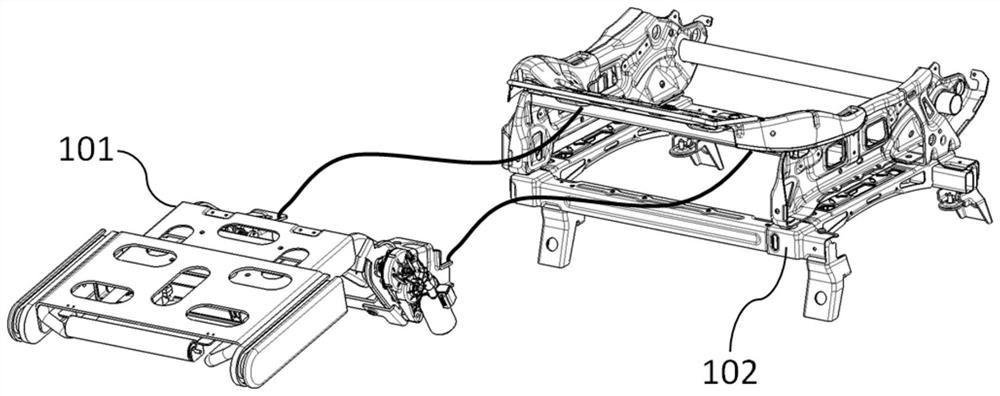 Continuous rotating integrated leg support