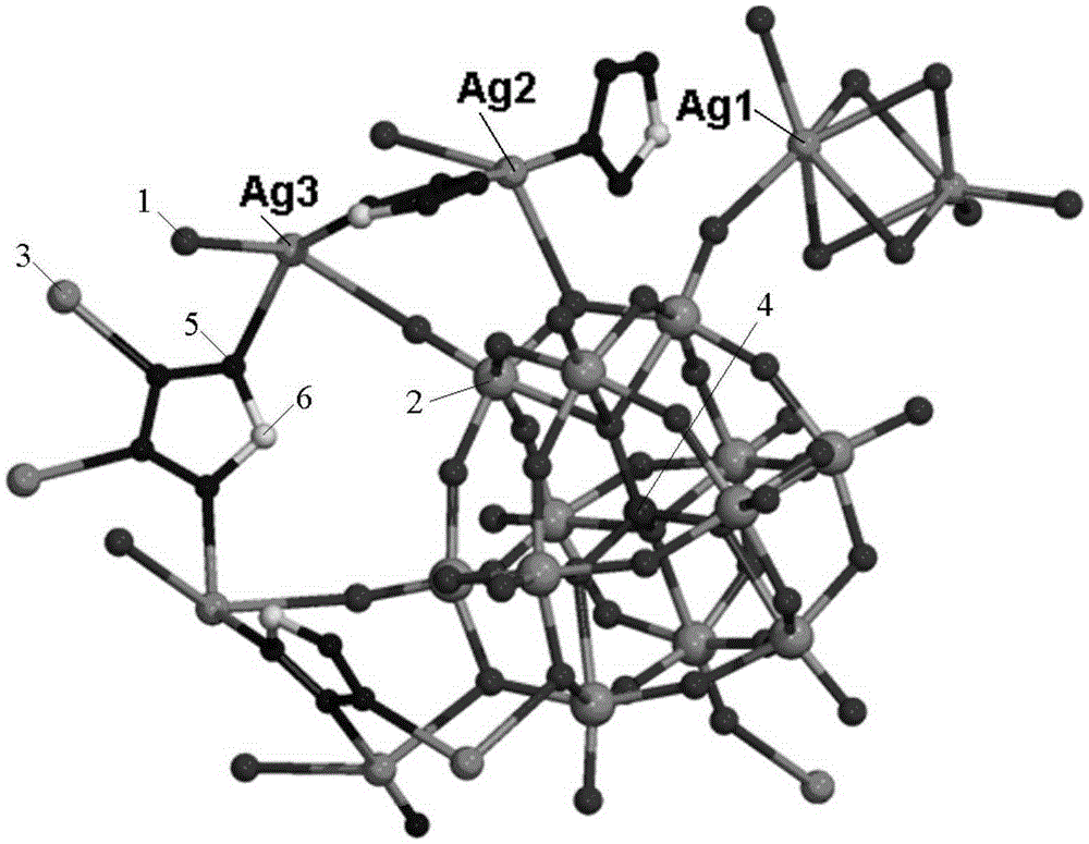 Polyoxometalate-based metal-organic frameworks crystalline material with nano-cage structure and preparation method and application thereof