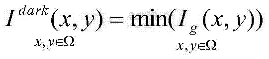 Real-time image defogging method based on image field depth