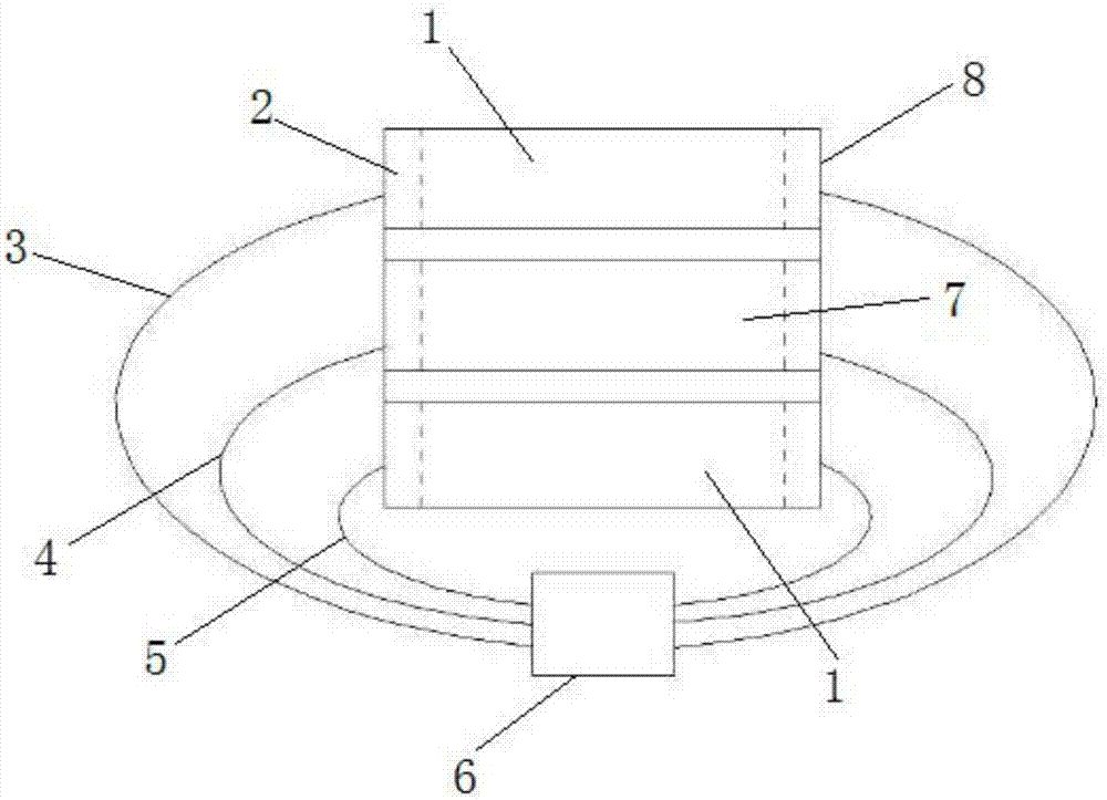 Temperature-adjustable carbon crystal heating plate