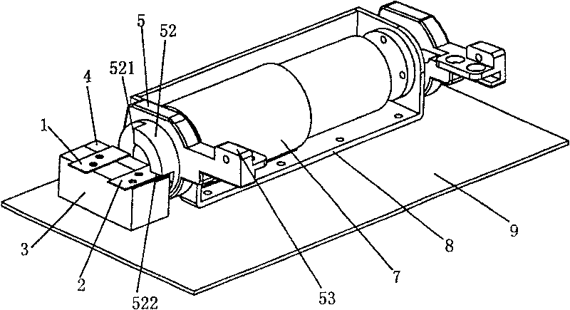 LCD screen switch of vehicle mounted TV set