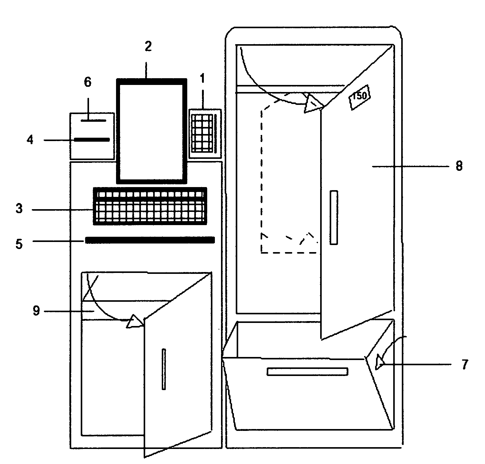 Self service prepay dry cleaning locker system