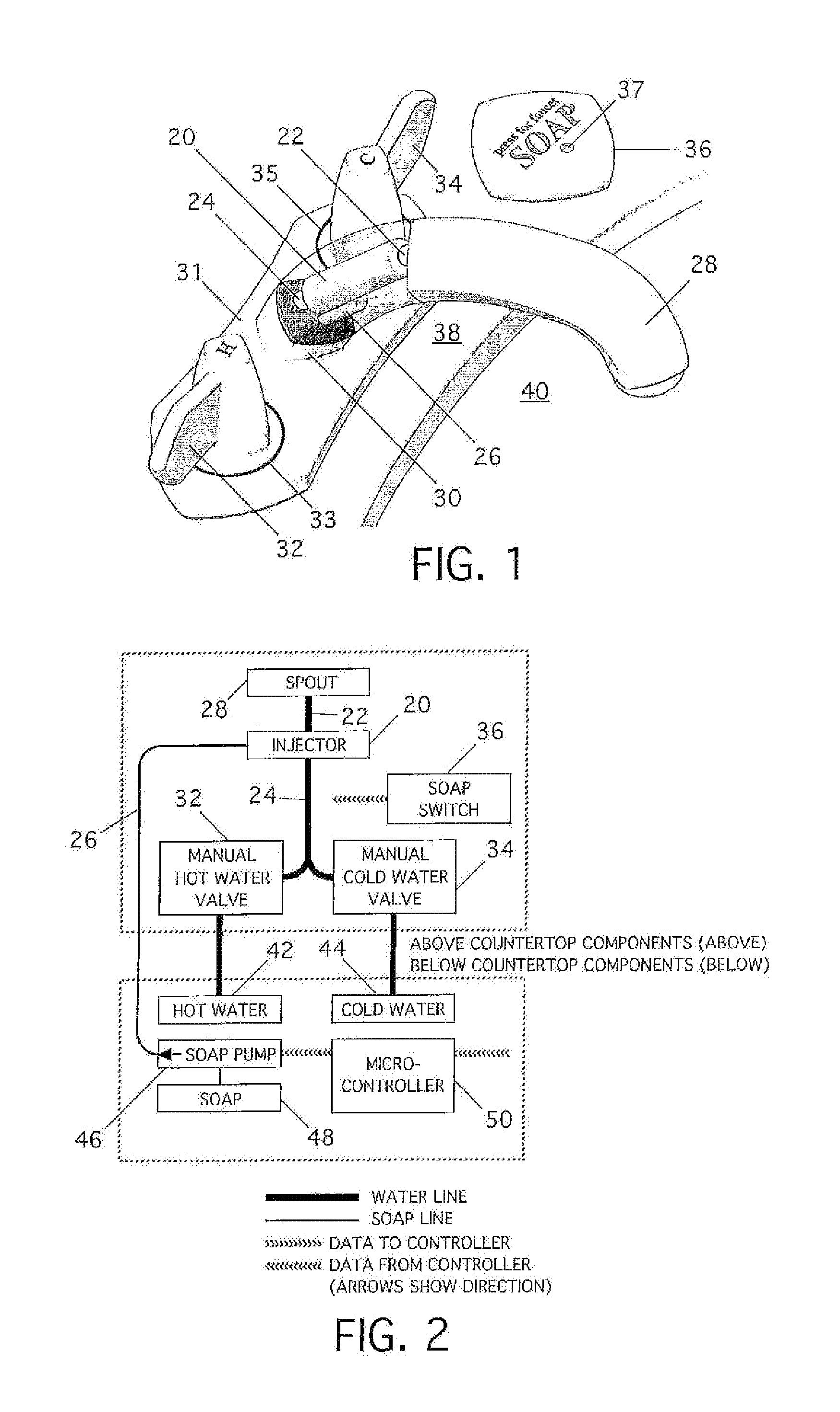 Dispensing system and method, and injector therefor