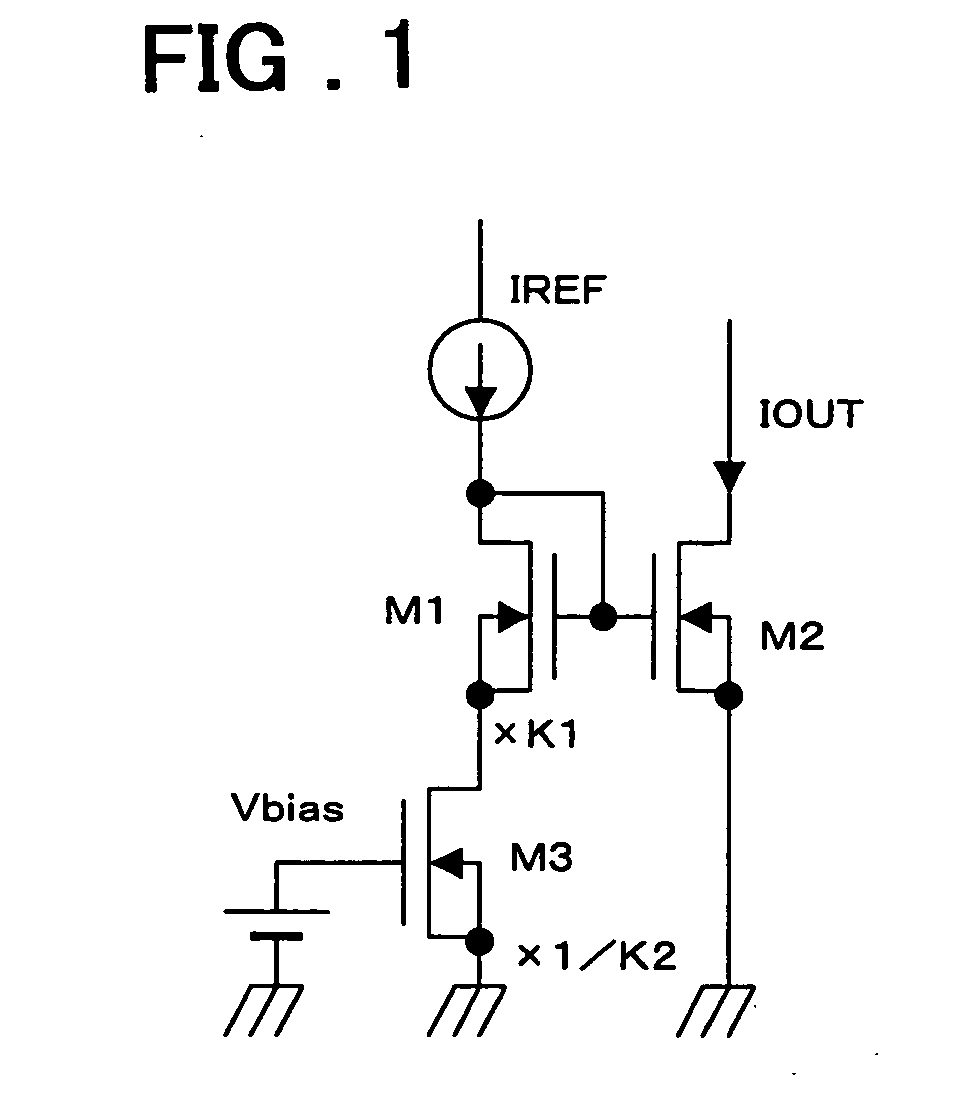 CMOS current mirror circuit and reference current/voltage circuit