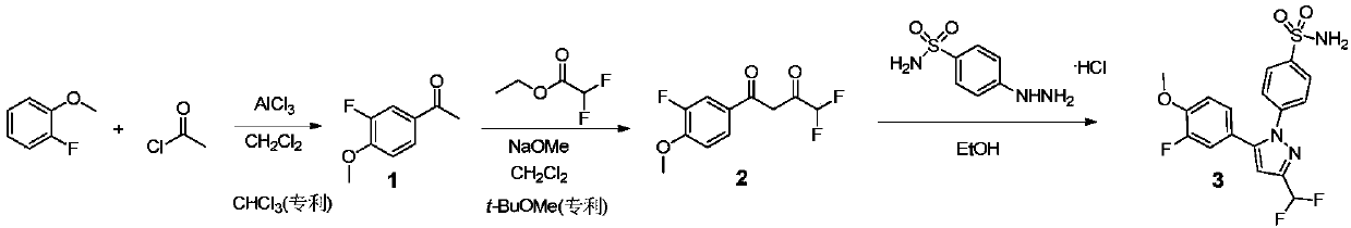 Preparation method of Deracoxib