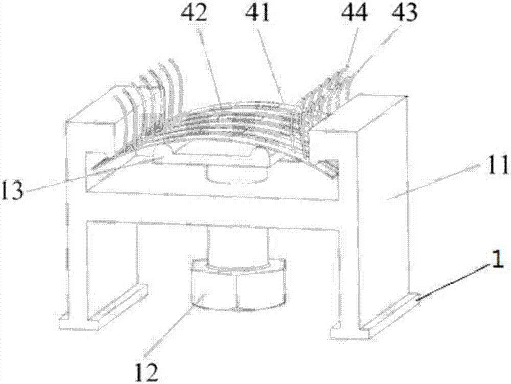 Monitoring device and monitoring method for simulating welding joint corrosion in stress state