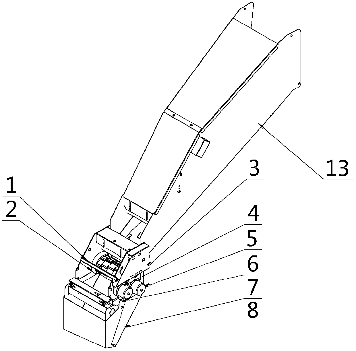 Automatic quantitative grabbing device of traditional Chinese medicine decoction pieces