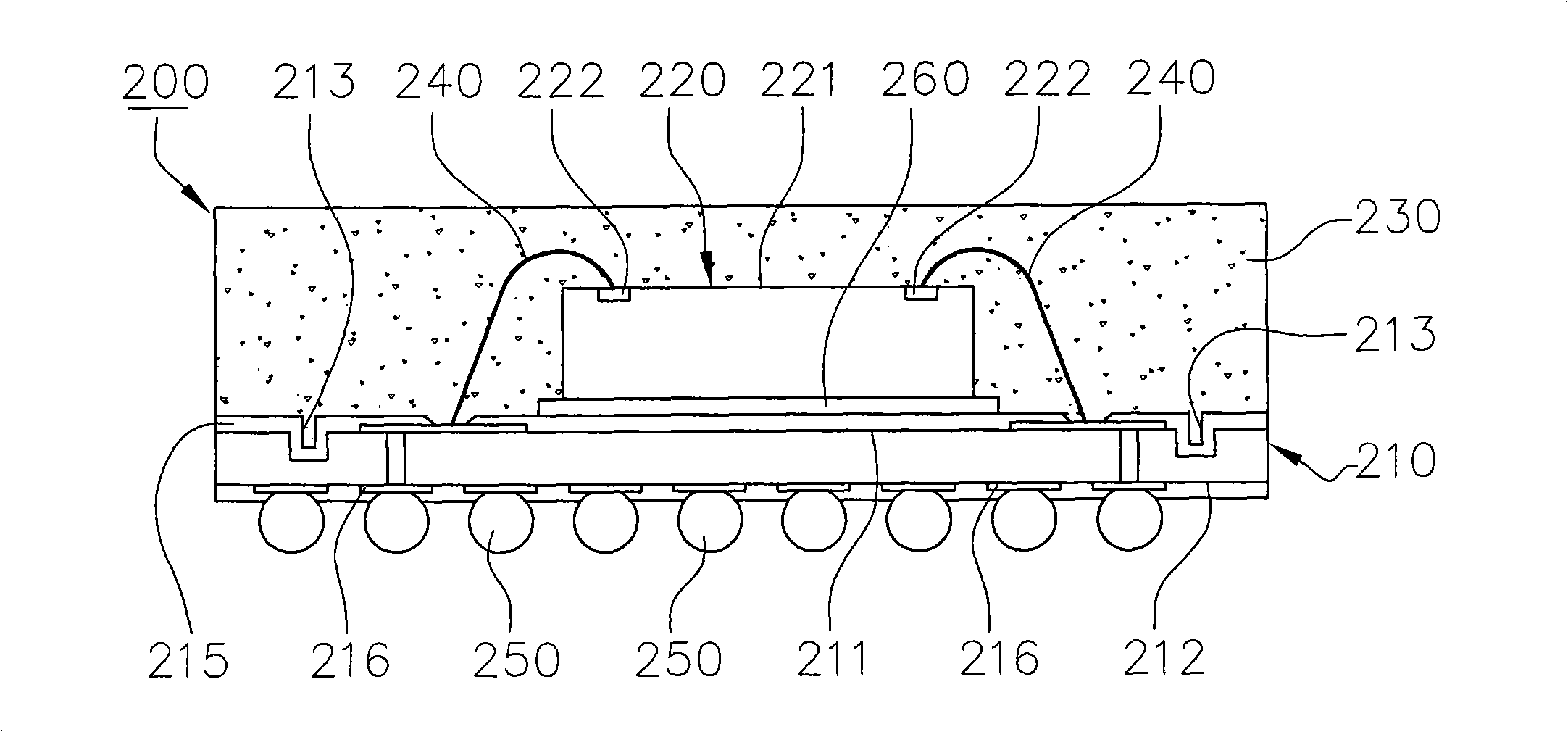 Semiconductor encapsulation construction