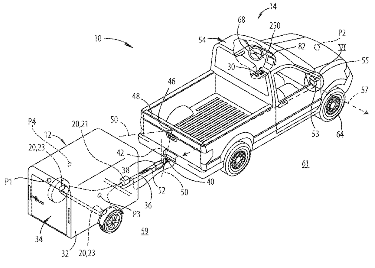 Trailer backup assist system with target management