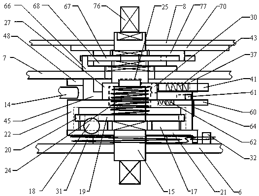 A kind of cam mechanism of fingerprint lock