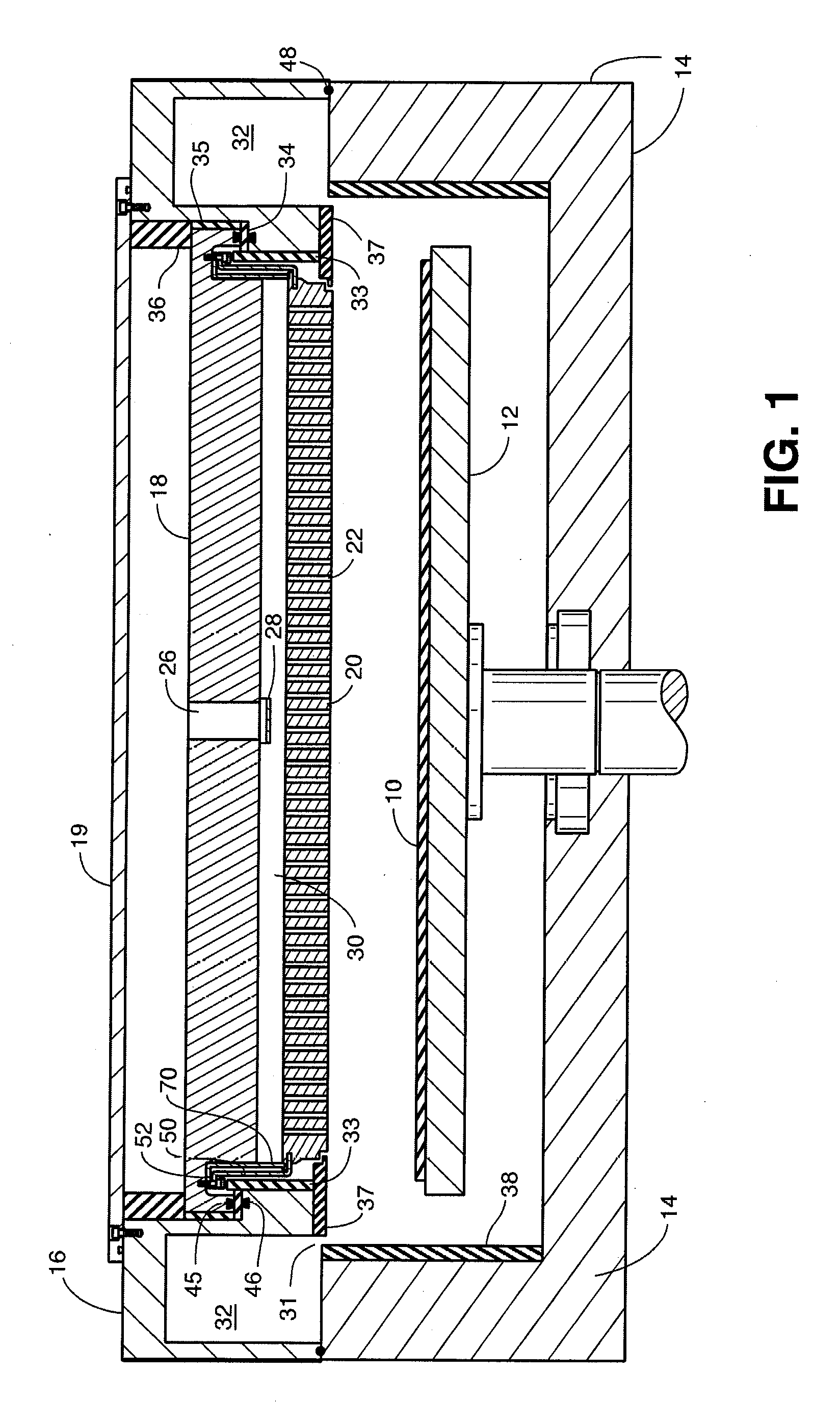 Suspension for showerhead in process chamber