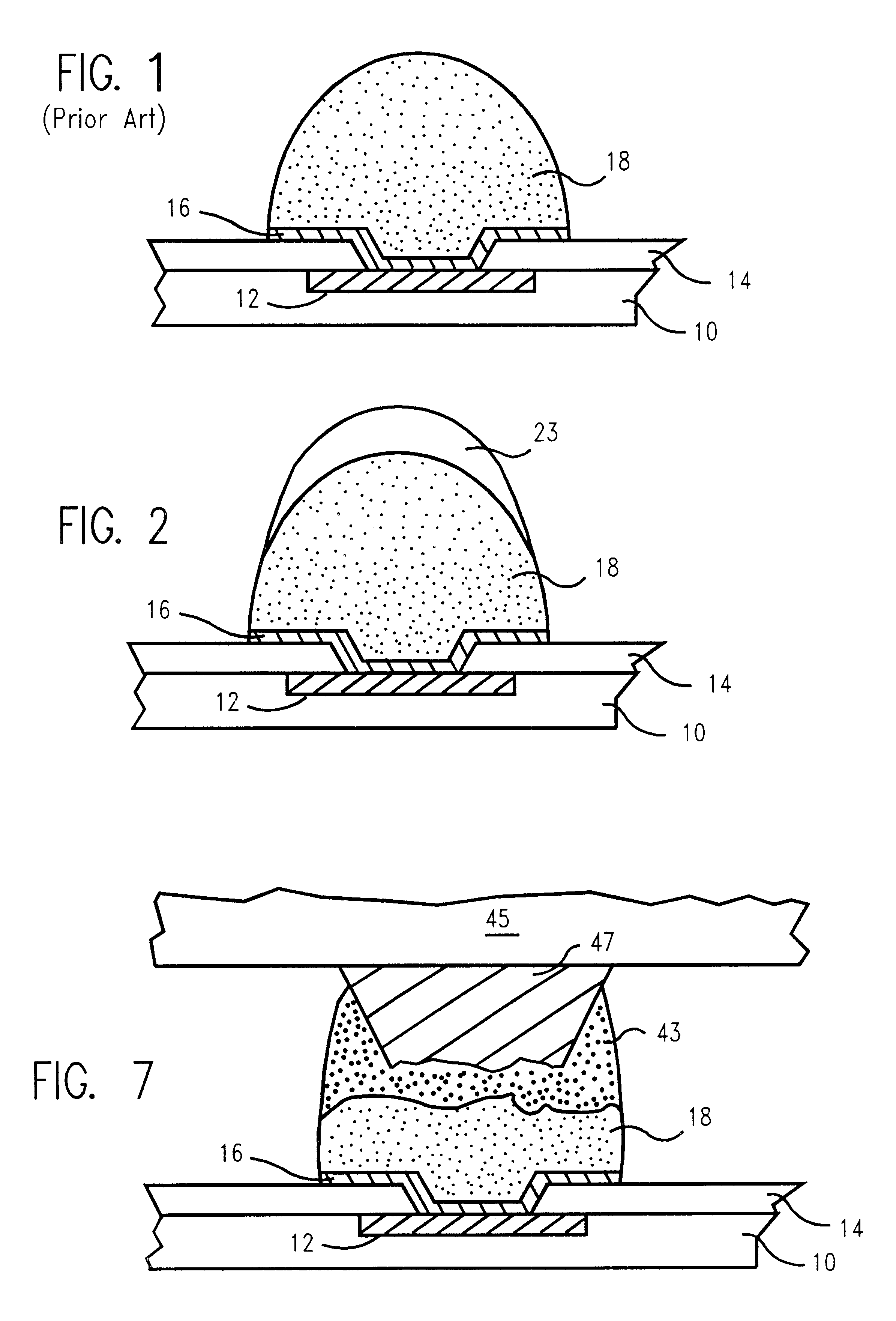 Method for forming reflowed solder ball with low melting point metal cap