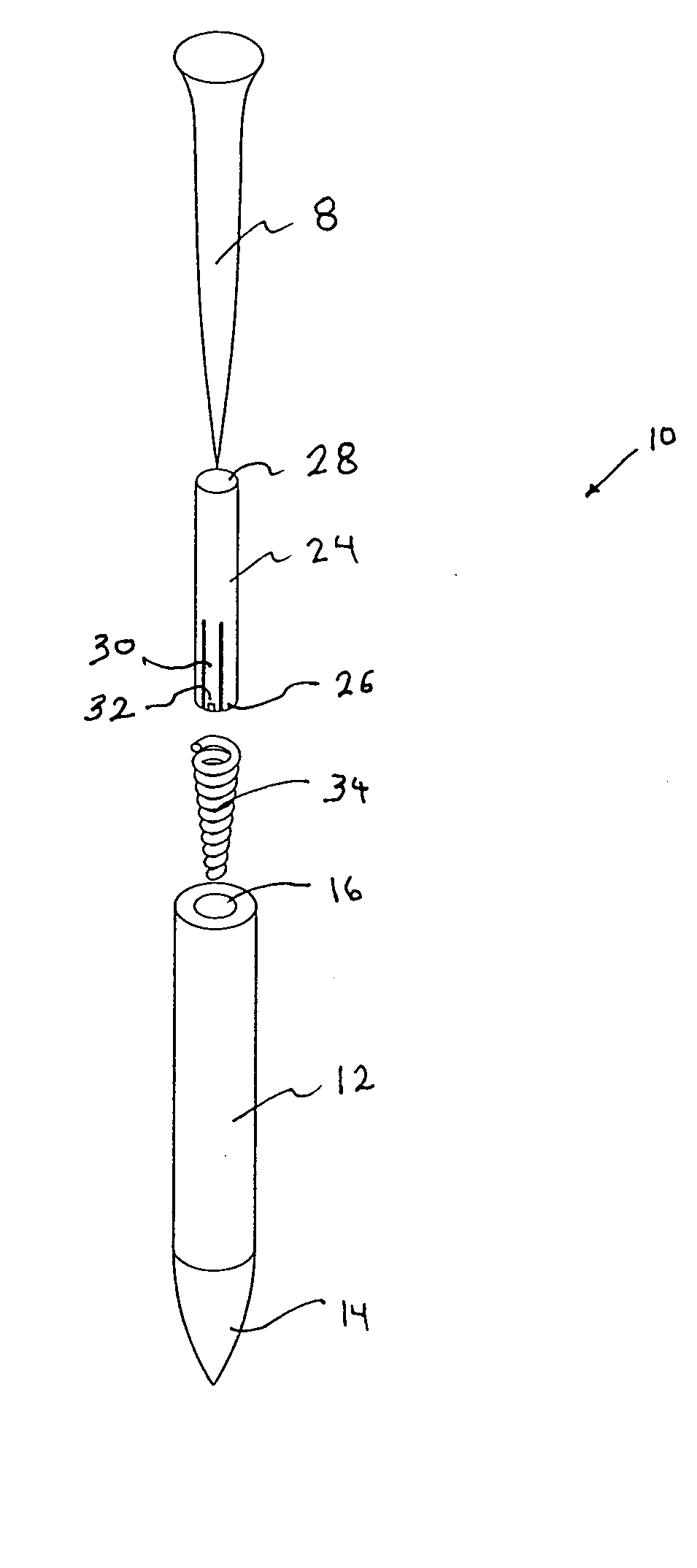 Height adjustable golf tee support apparatus